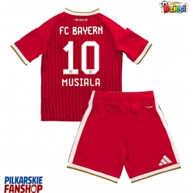 Koszulka piłkarska Bayern Munich Jamal Musiala #10 Strój Domowy dla dzieci 2026-27 tanio Krótki Rękaw (+ Krótkie spodenki)